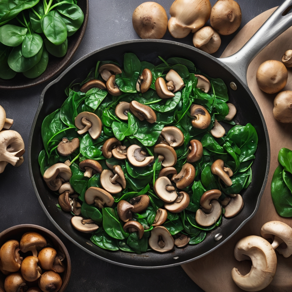 Spinach and Mushroom Omelette with Cheese: A Deliciously Nutritious Breakfast