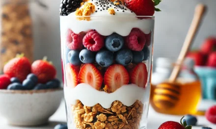 Greek Yogurt Parfait with Granola and Mixed Berries: A Healthy and Delicious Treat